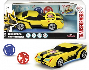 Боевая машинка Bumblebee из серии Трансформеры, со светом и звуком, 20 см. (Dickie, 3114003)